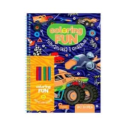 Набір для творчості COLORING FUN, розмальовка з олівцями (В асортименті) - мініатюра 4