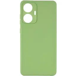 Силиконовый чехол Candy Full Camera для Realme C55 Фисташковый