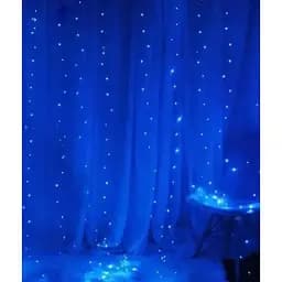 Новогодняя светодиодная гирлянда-штора Роса 2x2 м с 160 синими LED лампочками и питанием USB