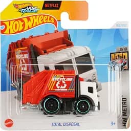 Базовая машинка Hot Wheels HW Metro Total Disposal красная (5785)