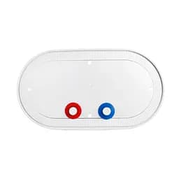Водонагрівач Kroner Flacher K50F2-D 50 л, 2 кВт, сухий ТЕН, вертикальний, прямокутний, білий (CV031150) - мініатюра 5