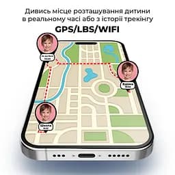 Смарт-годинник JETIX DF100 Pro з 4G відеодзвінком, вібродзвінком і вологозахистом IP67 - червоний - мініатюра 3