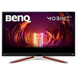 Монітор TFT 32" BenQ EX3210U, 4K UHD, IPS, 144Hz, 1 мс, HDMI, DP, USB-hub, HAS, колонки, білий (9H.LKHLB.QBE) - мініатюра 8