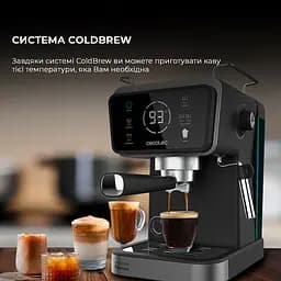 Кавоварка ріжкова Cecotec Power Espresso 20 ColdBrew Touch (CCTC-00269) - мініатюра 3