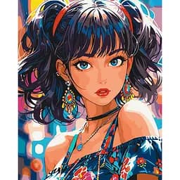 Набор для росписи ArtCraft Девушка с голубыми глазами 40x50 см (16117-AC)