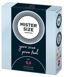 Презервативы Mister Size 64, 3 шт