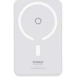 Портативная батарея Baseus MagPro Magnetic Bracket 5000mAh АКБ магнитный белый P10064101223-00