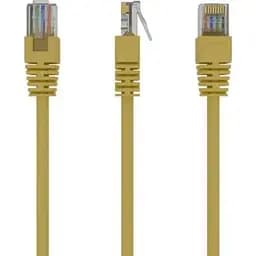 Патч-корд Cablexpert 0.5м, UTP, cat.5e, CCA, yellow (PP12-0.5M/Y)