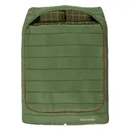 Спальник двомісний Naturehike (CNK2350WS019) +6°C з подушками - зелений - мініатюра 3