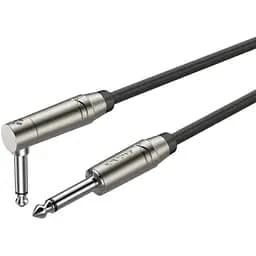 Інструментальний/гітарний/міжблочний кабель Roxtone Jack 6.3 - кутовий Jack 6.3 SGJ-J110-L3 3м