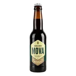 Пиво MOVA Stout Vanilla, темне, нефільтроване, 4,9%, 0,33 л - мініатюра 2