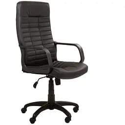 Кресло Атлет PL Tilt Кожзам черный