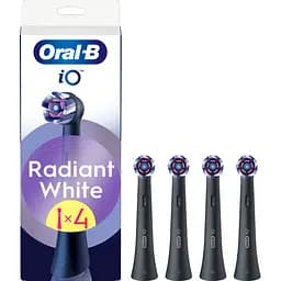 Змінні насадки до електричної зубної щітки Oral-B iO Radiant White блискуче відбілювання 4 шт.