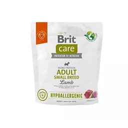 Корм для собак малых пород Brit Care Dog Hypoallergenic Adult Small Breed гипоаллергенный с ягненком, 1 кг
