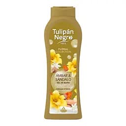 Гель для душу парфумований Tulipan Negro Floral Бурштин та Сандал 650 мл