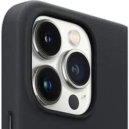 Оригінальний шкіряний чохол Apple Leather Case with MagSafe для iPhone 13 Pro Max (6.7") Midnight Black MM1R3ZM/A - мініатюра 10