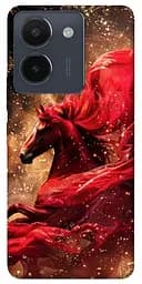 Чохол Demsky Red sparkles Horse для Vivo Y36