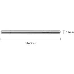 Стилус - ручка для ємнісних екранів 2 в 1 Stylus Pen Gray Aluminum Alloy Type Vention (KQMH0) - мініатюра 7