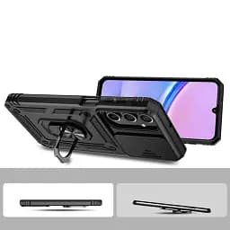 Панель BeCover Military для Samsung Galaxy A16 4G SM-A165/A16 5G SM-A166 Black (712158) - мініатюра 3