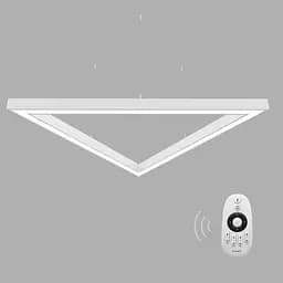 Керований світлодіодний світильник X-LED 90Вт Трикутник білий (3x680) LSNTri-90dw