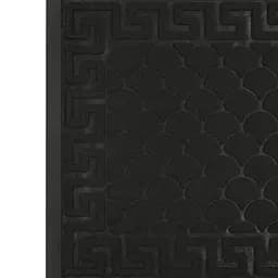 Килимок придверний Eco Fabric Луска з кромкою чорний 40 х 60 см (4060-101) - мініатюра 5
