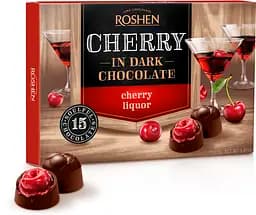 Цукерки Roshen вишня з вишневим лікером 155 г (781618) - мініатюра 2