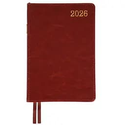 Щоденник-діловий записник А5 Leo Planner датований 2026 City коричневий 368 сторінок (252668)