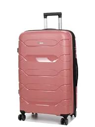 Валіза велика L поліпропілен Worldline Airtex 282 109л 74×47×30см Рожеве золото