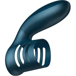 Насадка на пенис B - Series Fox Foxshow Wibrator Silicone Ring 11 см синий