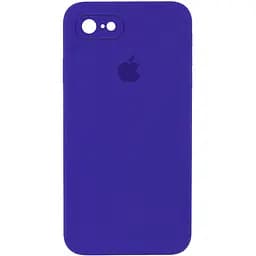 Чехол Epik Silicone Case Square Full Camera Protective AA для Apple iPhone 7/8/SE 2020 4.7 Фиолетовый/Ultra Violet