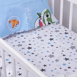 Наволочка MirSon Kids Time 17-0521 Sharks blue Бязь різнокольорова - мініатюра 4