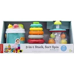 Набор игрушек 3в1 Infantino Собери, Сортируй, Вращай (315193) 