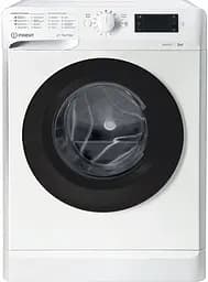 Пральна машина Indesit фронтальна, 6кг, 1000, A+++, 43см, дисплей, чорний люк, білий (OMTWSE61051WKUA)