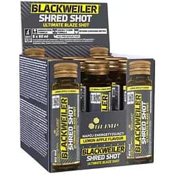 Передтренувальний комплекс Olimp BlackWeiler Shred Shot Лимон-Яблуко 9x60 мл