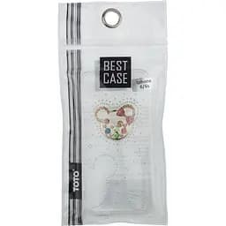 Чохол-накладка Toto TPU case with stones iPhone 6/6S Mouse Transparent - мініатюра 2