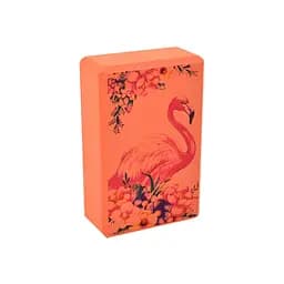 Блок для йоги Фламінго Bambi MS 0858-13(Orange) EVA 23 х 15 х 7,5 см