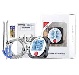 Термометр харчовий електронний 4-канальний Bluetooth -40-300 °C WINTACT WT308B - мініатюра 7