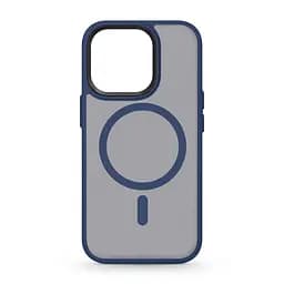 Чехол для Apple iPhone 13 Pro, Uniq MagCase, синий, противоударный, панель-накладка с MagSafe, ударопрочный TPU+PC, с магнитом MagSafe, поддержка полноценной беспроводной зарядки, ArmorStandart (ARM75305)