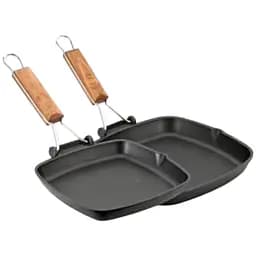 Сковорода-гриль Risoli Saporella зі знімною ручкою 20х20 см чорна (0090LI/20T00)