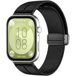 Ремешок Primolux Magnetic Silicone для часов Huawei Watch Fit 3 Black