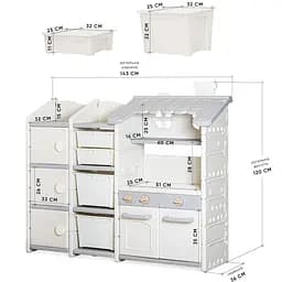 Стелаж Mealux Master Chef White (KD-E154 White) - мініатюра 2
