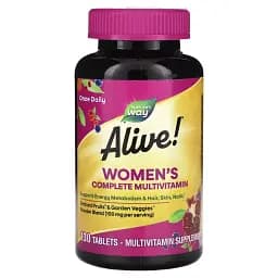 Комплекс мультивитаминов для женщин Nature's Way Alive! Women's Complete Multivitamin 130 таблеток
