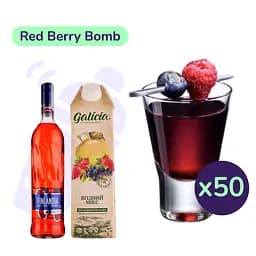 Коктейль Red Berry Bomb (набір інгредієнтів) х50 на основі Finlandia