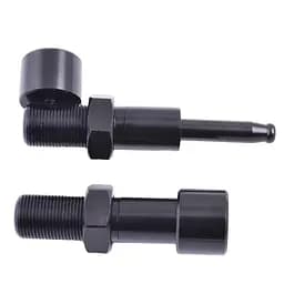 Трубка курильна металева болт №4684 Black (15665) - мініатюра 2