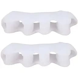 Коректор розділювач для пальців ніг силіконовий 2 шт. White (16054)