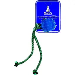 Игрушка для собак Modes Denta мяч мина с канатом XS 4 см голубая