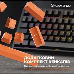 Клавіатура GamePro Red з Hot-Swap RGB Black дротова механічна (MK180B) - мініатюра 10