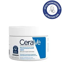 Уцінка. Зволожуючий крем CeraVe для сухої та дуже сухої шкіри обличчя та тіла, 340 мл (MB112201)  - мініатюра 2