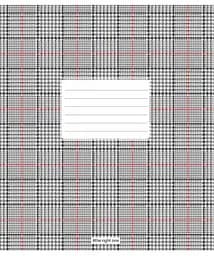 Зошит загальний Школярик Houndstooth print у лінію 12 аркушів 30 шт. (012-3387L) - мініатюра 2