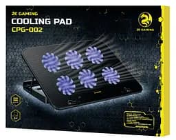 Охолоджувальна підставка для ноутбука 2E Gaming CPG002 6xFan LED 15.6 дюймів - мініатюра 9